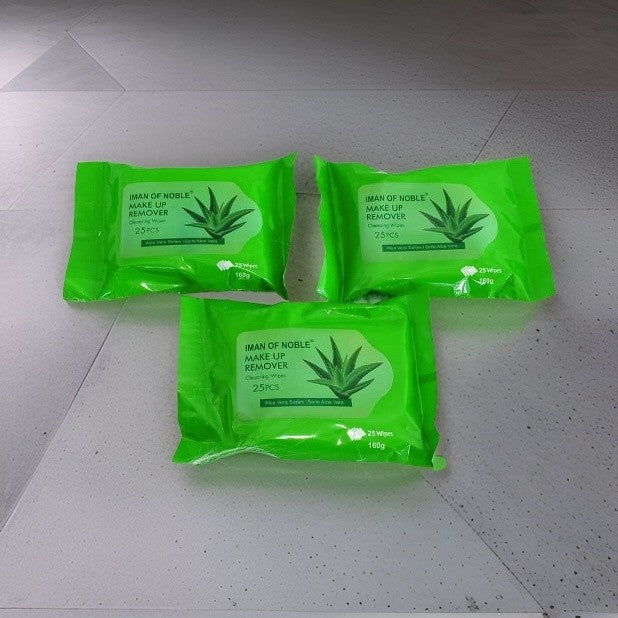 Iman of Noble Makeup Remover Wipes 25ct