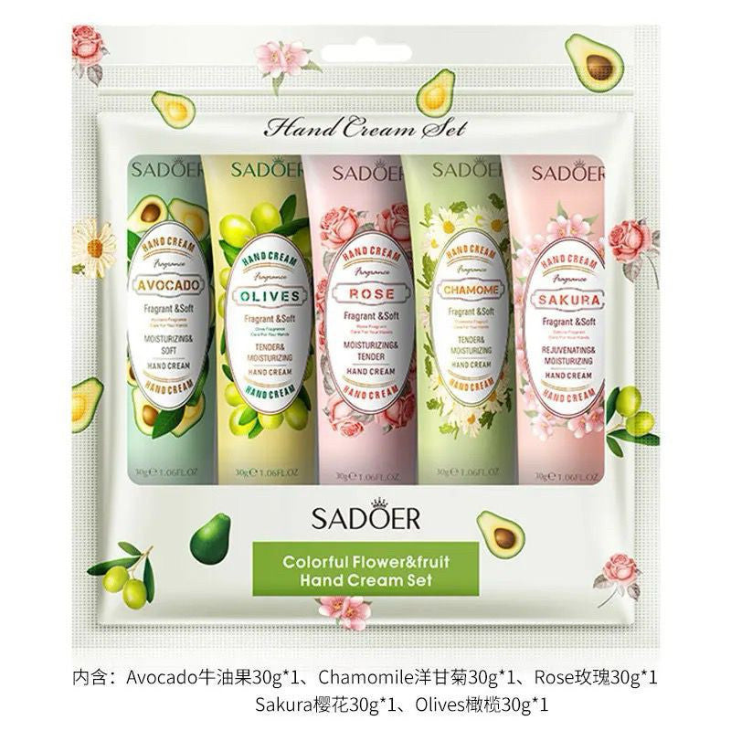 Sadoer Hand Cream 5-Piece Gift Pack Perfume