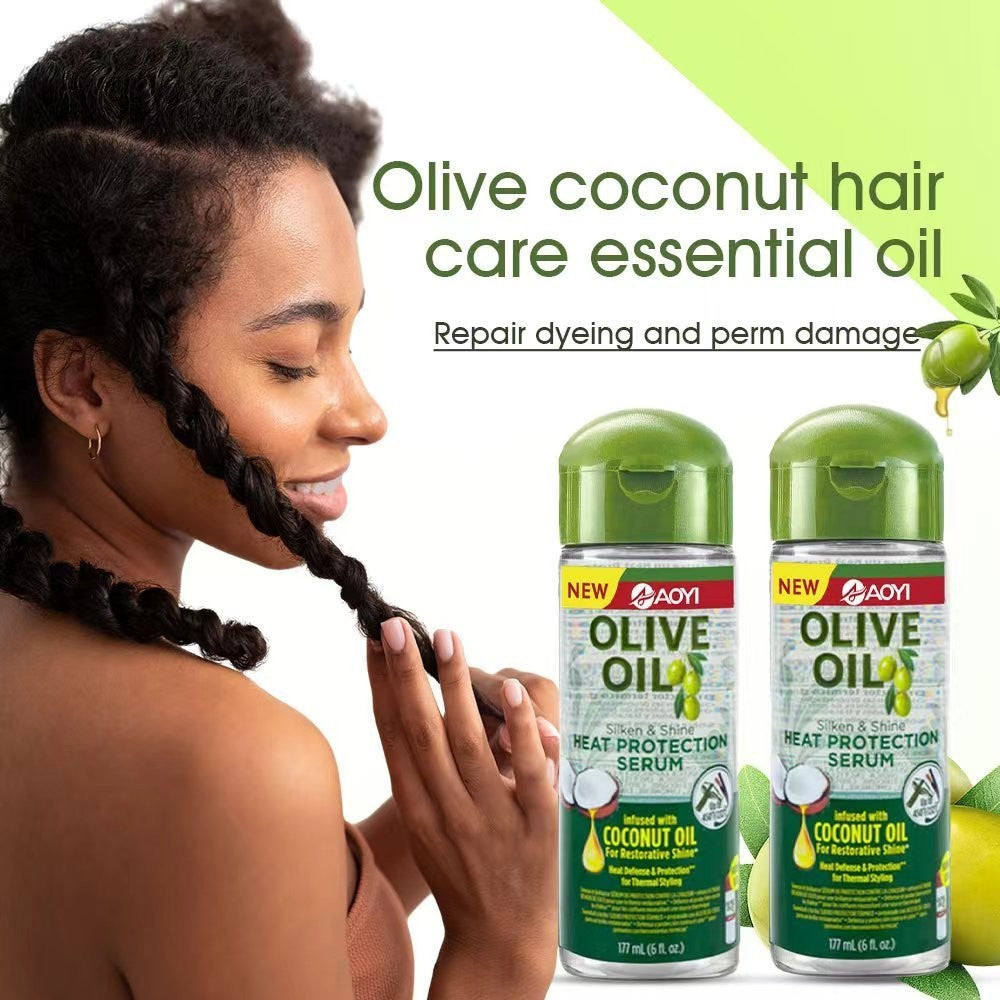 Olive & Coconut Heat Protection Serum for Hair