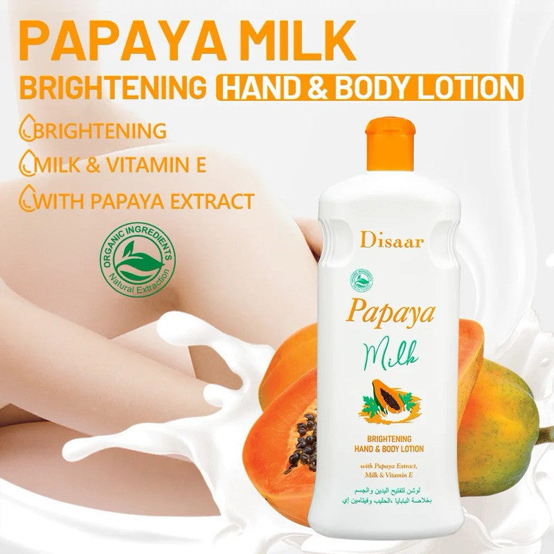 Disaar Papaya Milk Whitening Lotion 600ml