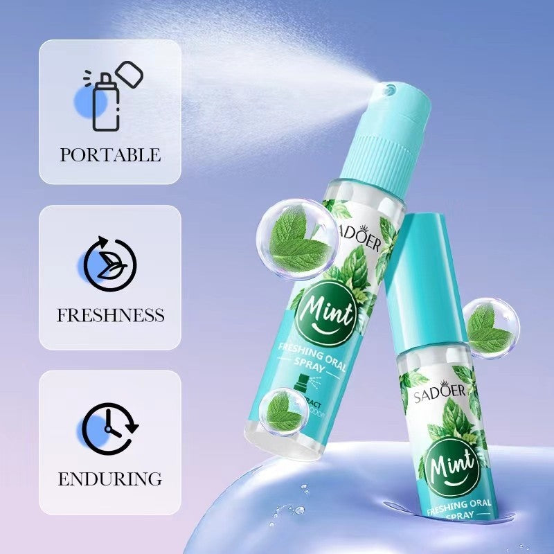 Mouth Spray 18ml 3in1 Lemon Peach Mint