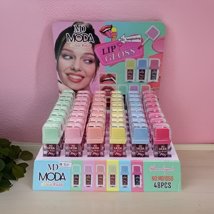 Long Lasting Lip Gloss MD Moda 24pcs Set