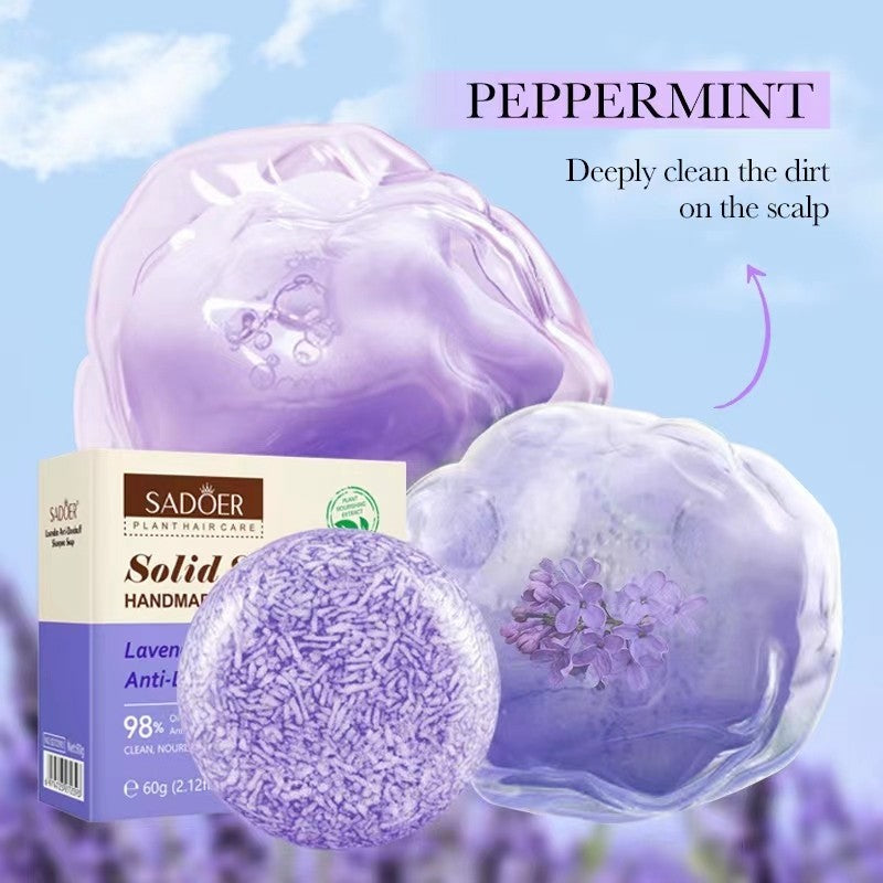 SADOER Lavender Soap for Dandruff Control
