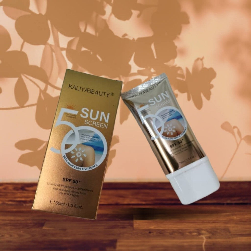Kaliya Beauty SPF 50+ Sunscreen UVA/UVB
