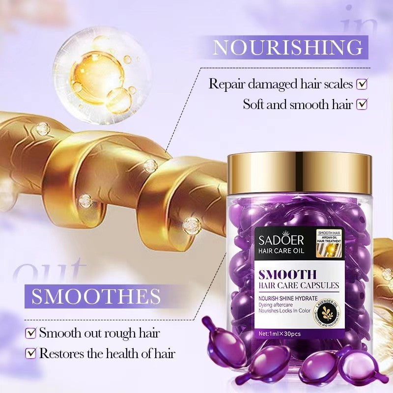 Sadoer Hair Oil Capsules Keratin Repair
