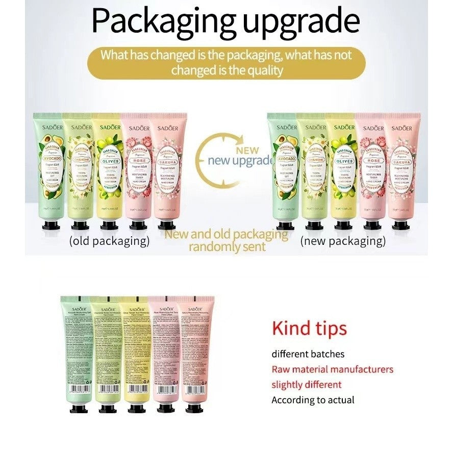 Sadoer Hand Cream Collection 11 Luxurious Scents