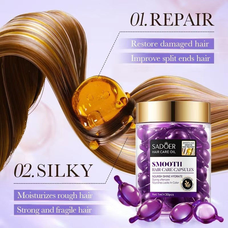 Sadoer Hair Oil Capsules Keratin Repair