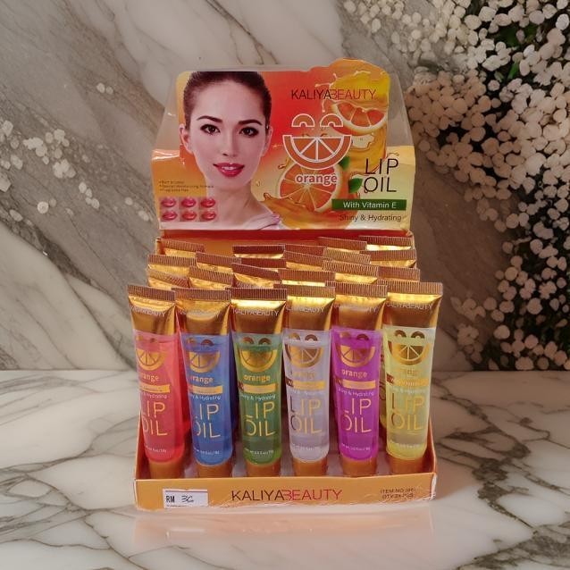 Kaliya Beauty Lip Oil Orange Shiny Hydrating