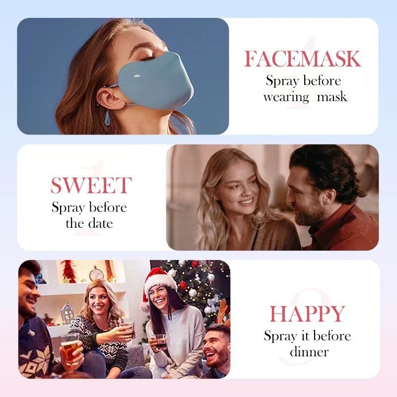 Peach 18ml Mouth Spray Freshener for Breath