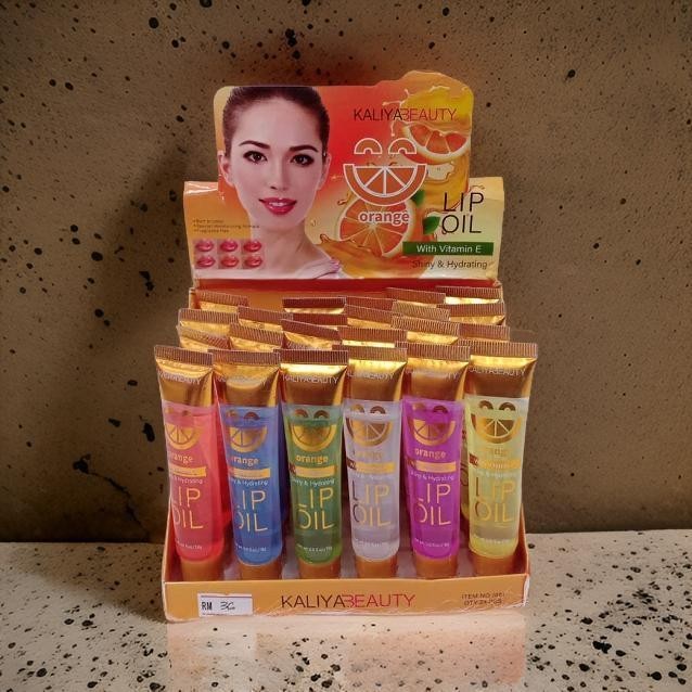 Kaliya Beauty Lip Oil Orange Shiny Hydrating
