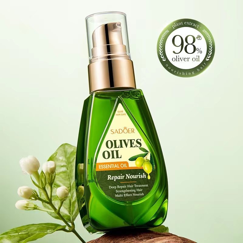 Sadoer Organic Olive Oil for Damaged Hair