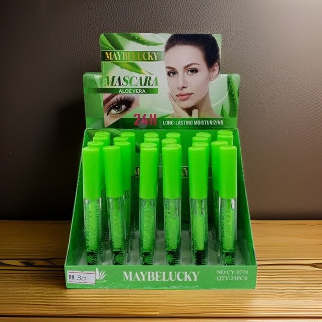 Aloe Vera Mascara 24hr Moisturizing 24pcs
