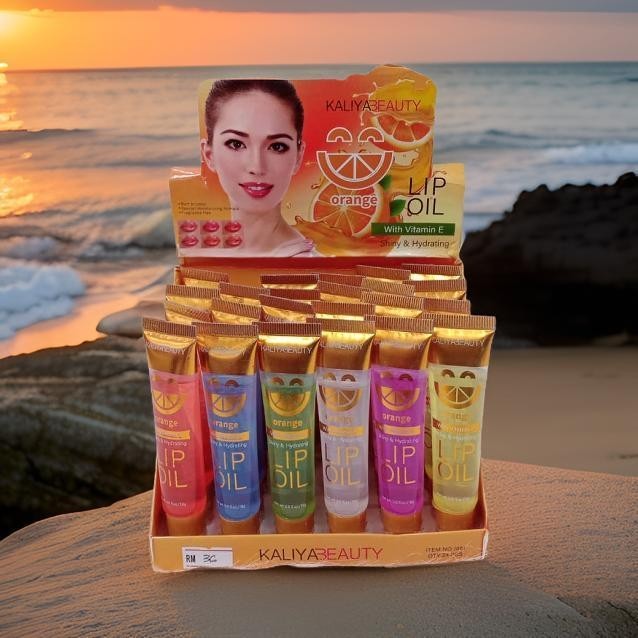 Kaliya Beauty Lip Oil Orange Shiny Hydrating