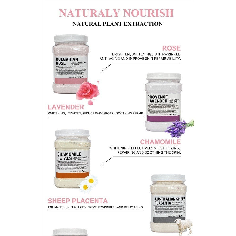 Jelly Mask Powder Rose Petal Crystal Facial Mask