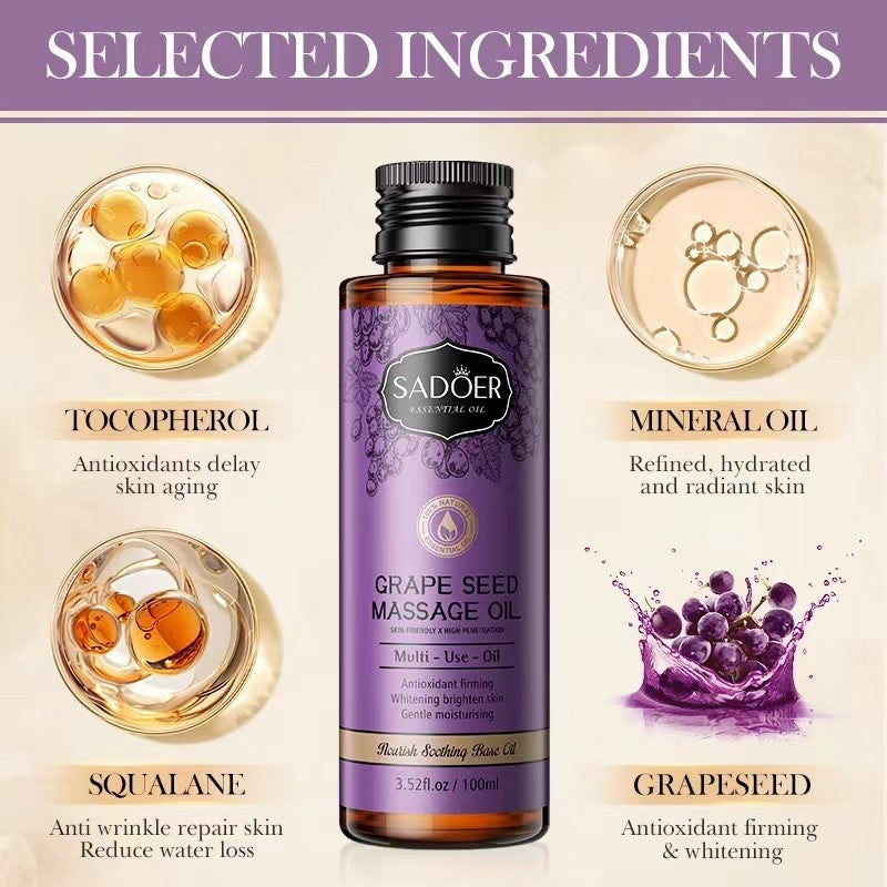 Sadoer Massage Oil 4in1 Almond Jojoba