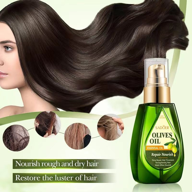 Sadoer Organic Olive Oil for Damaged Hair