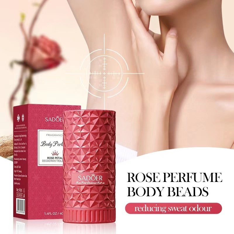 Sadoer Rose Petals Perfume Roll-on Deodorant