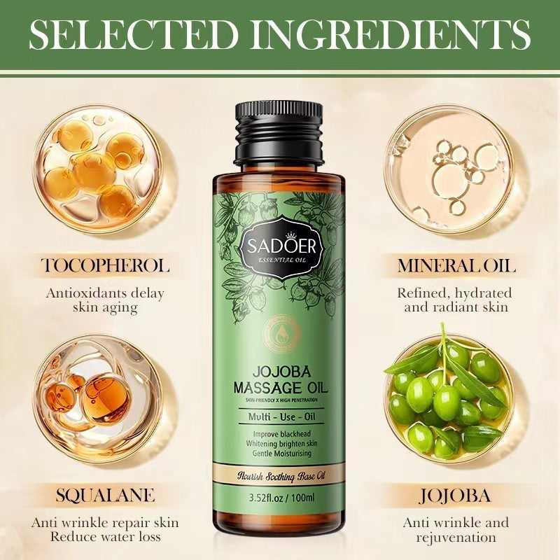 SADOER Jojoba Massage Oil 100ml