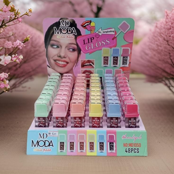 Long Lasting Lip Gloss MD Moda 24pcs Set