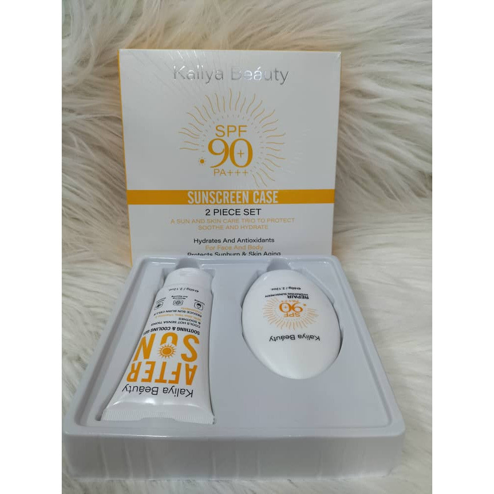 Kaliya Beauty SPF 90+ Sunscreen Set 2 Pcs
