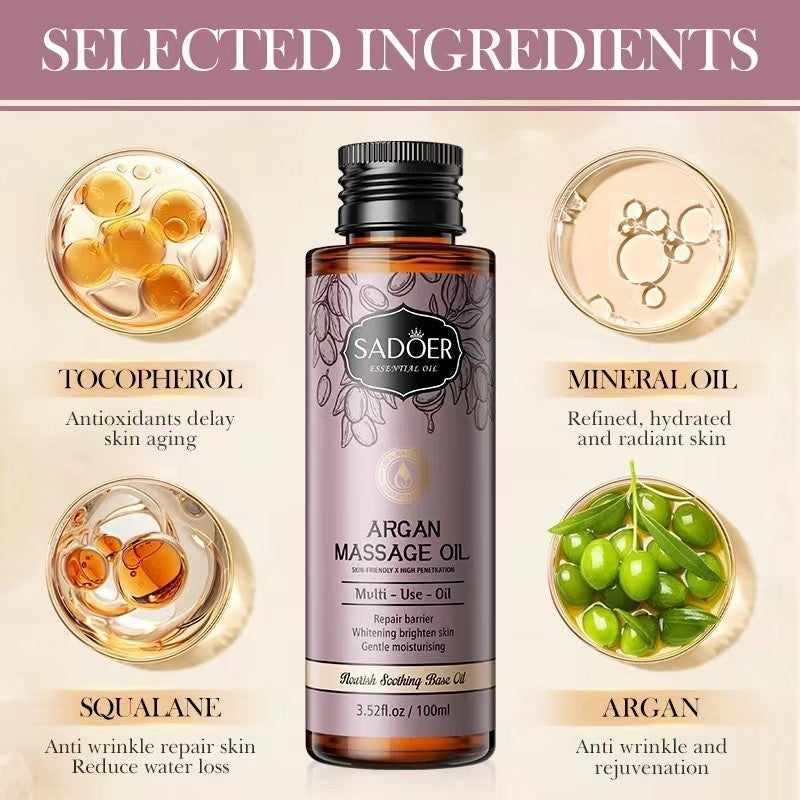 Sadoer Massage Oil 4in1 Almond Jojoba