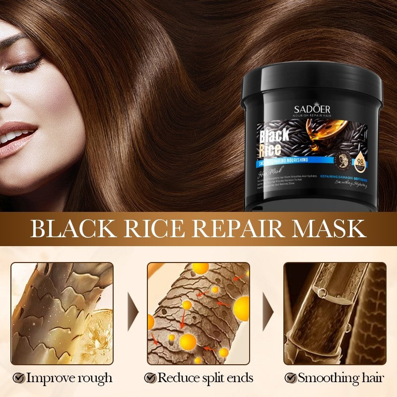 SADOER Black Rice Hair Mask 500g Nourishing & Repairing