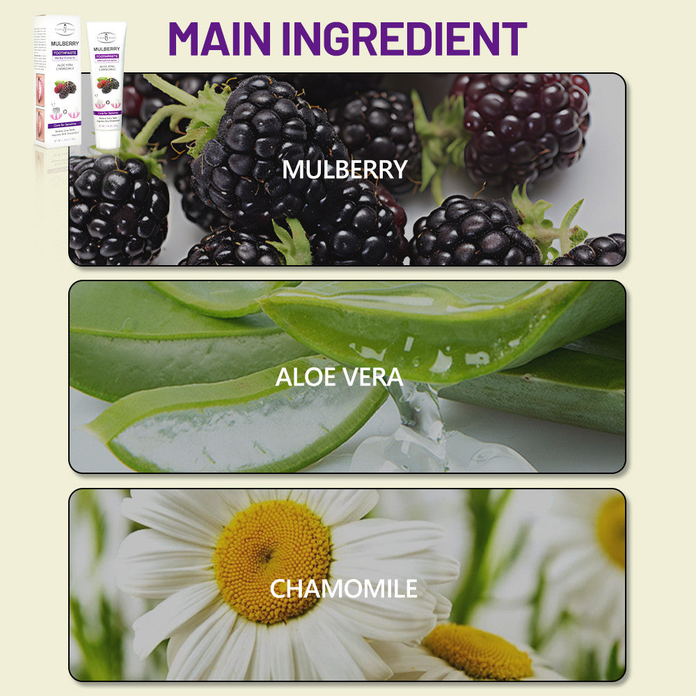 Aichun Mulberry Toothpaste 100g with Aloe Vera