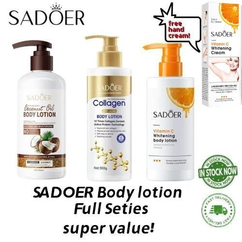 SADOER Body Milk Whitening Series