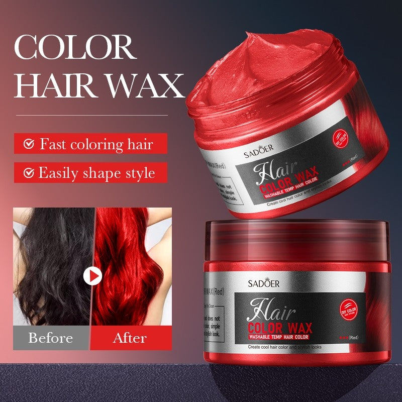 SADOER Red Temporary Hair Color Wax