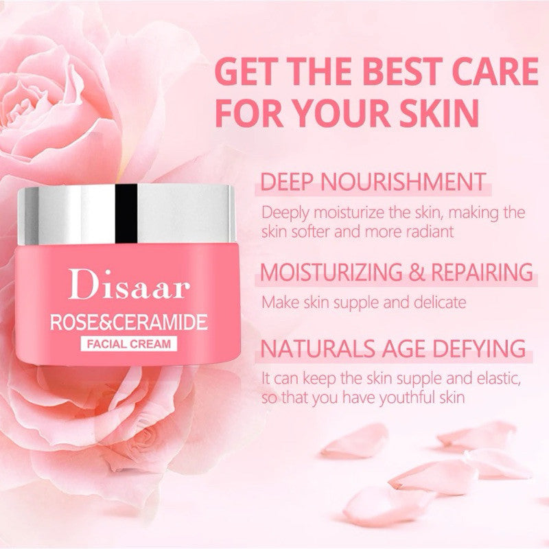 Disaar Rose 5in1 Skin Care Set: Toner, Serum, Soap