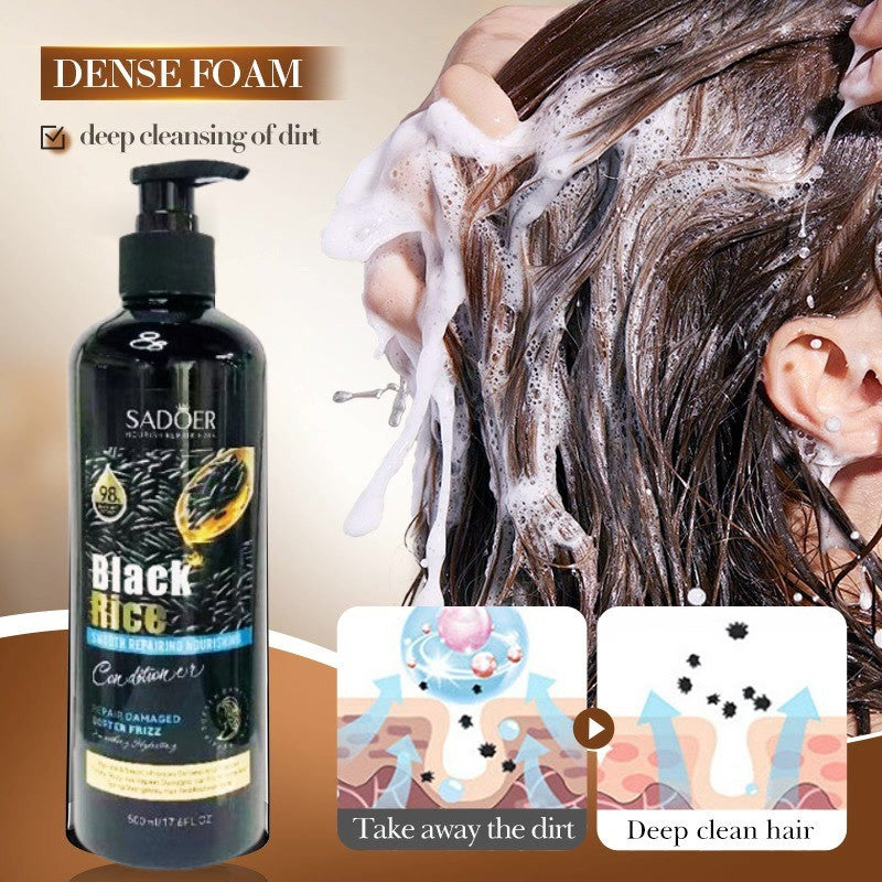 SADOER Black Rice Conditioner 500ml Hair Repair & Oil Control