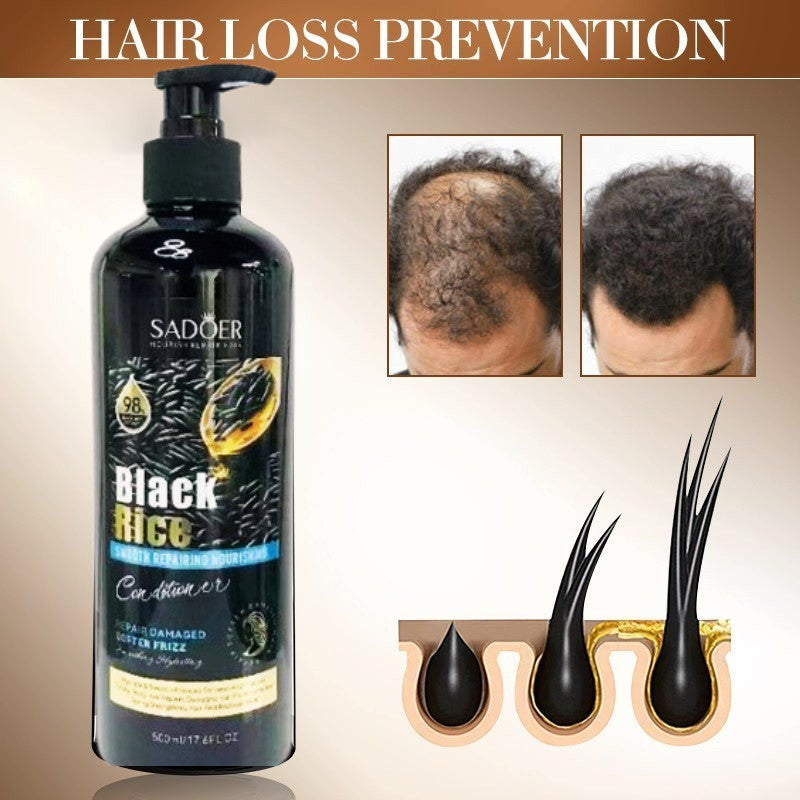 SADOER Black Rice Conditioner 500ml Hair Repair & Oil Control