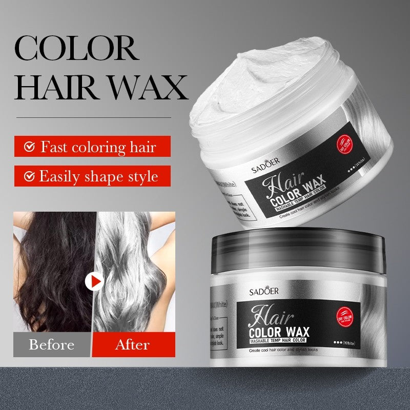 SADOER White Temporary Hair Color Wax