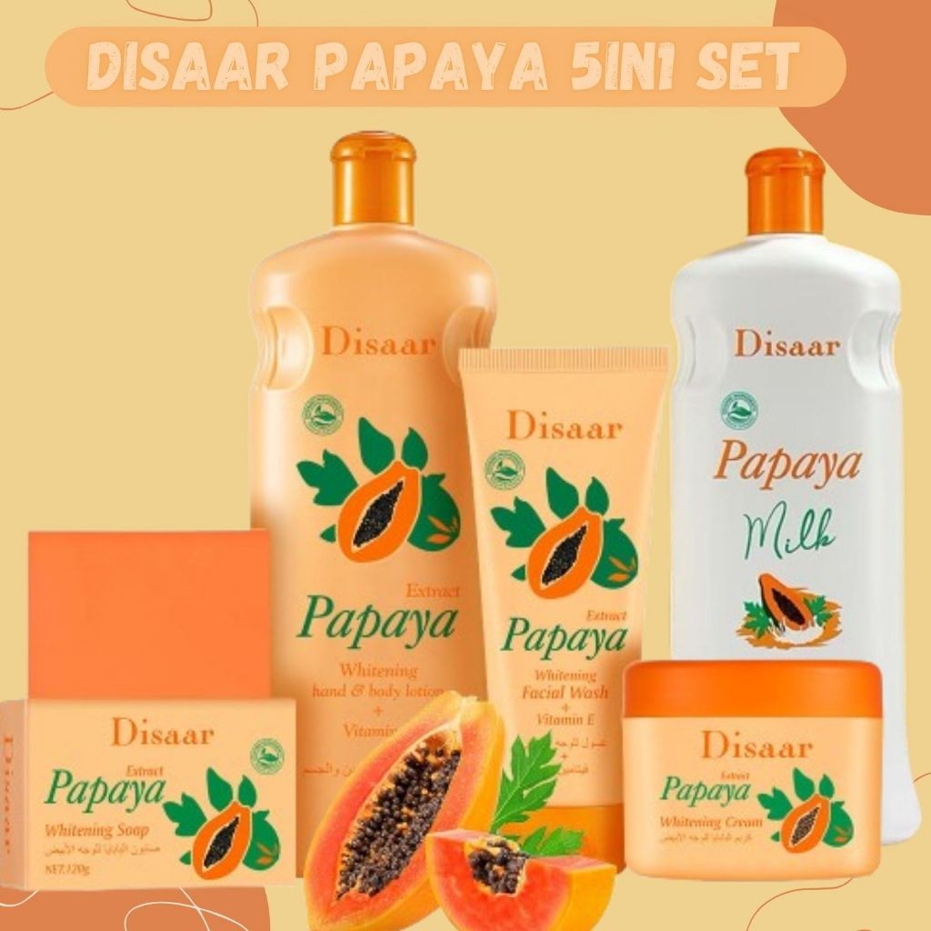 Disaar Papaya 5in1 Skin Care Set