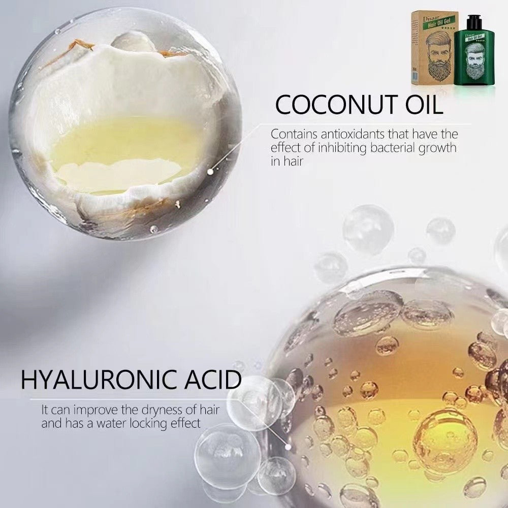 Disaar Men's 3in1 Hair Care Set: Shampoo & Gel