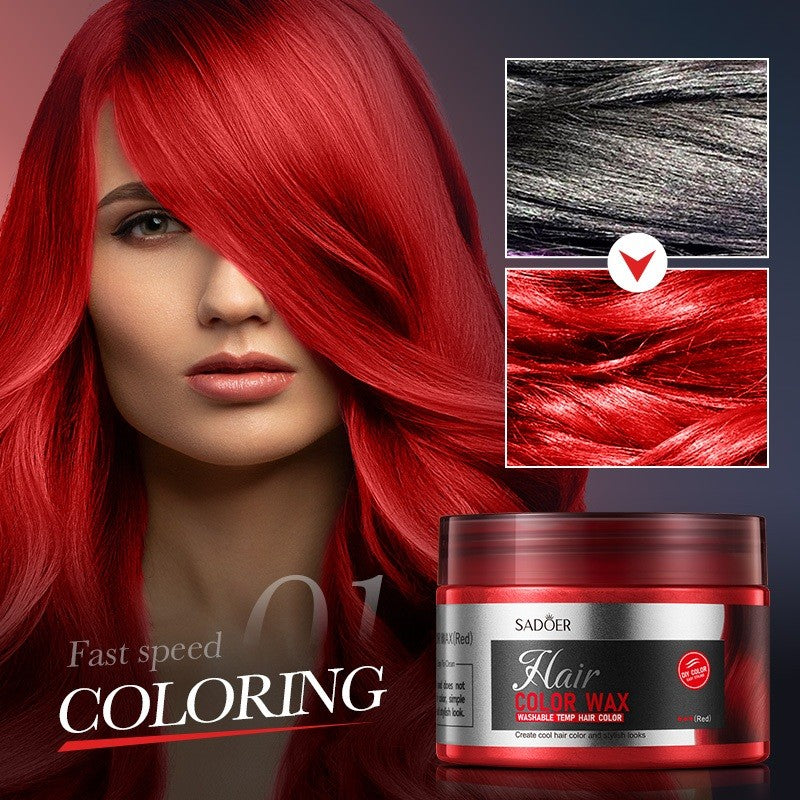 SADOER Red Temporary Hair Color Wax