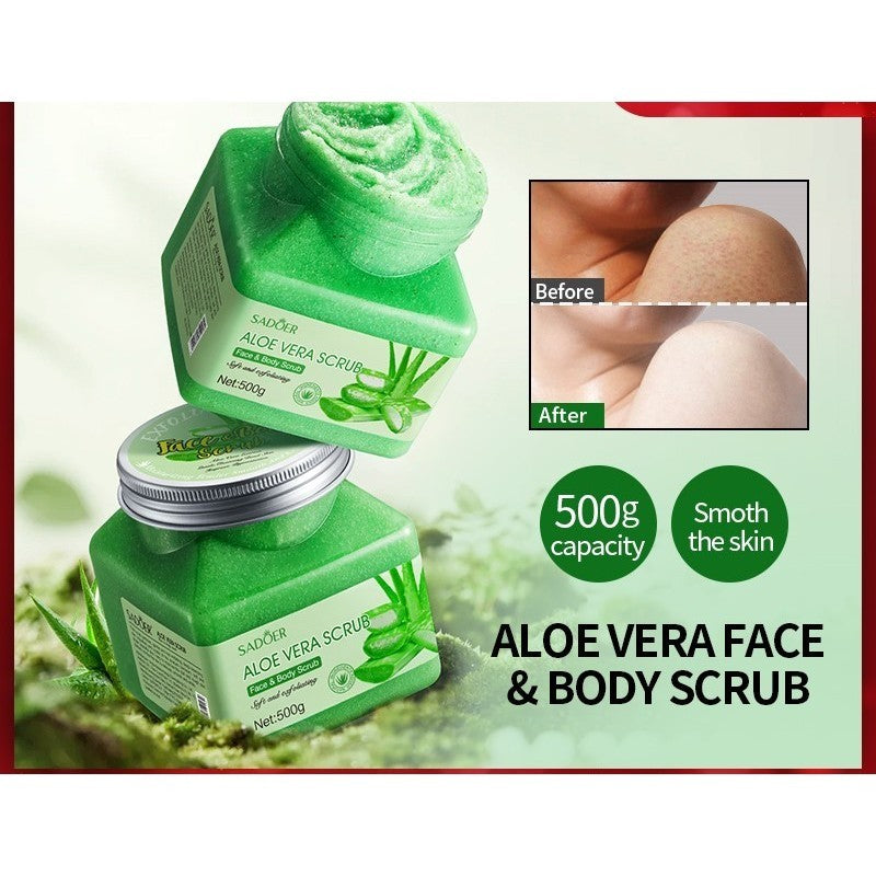 SADOER Aloe Vera Scrub 500g Soft & Moisturizing