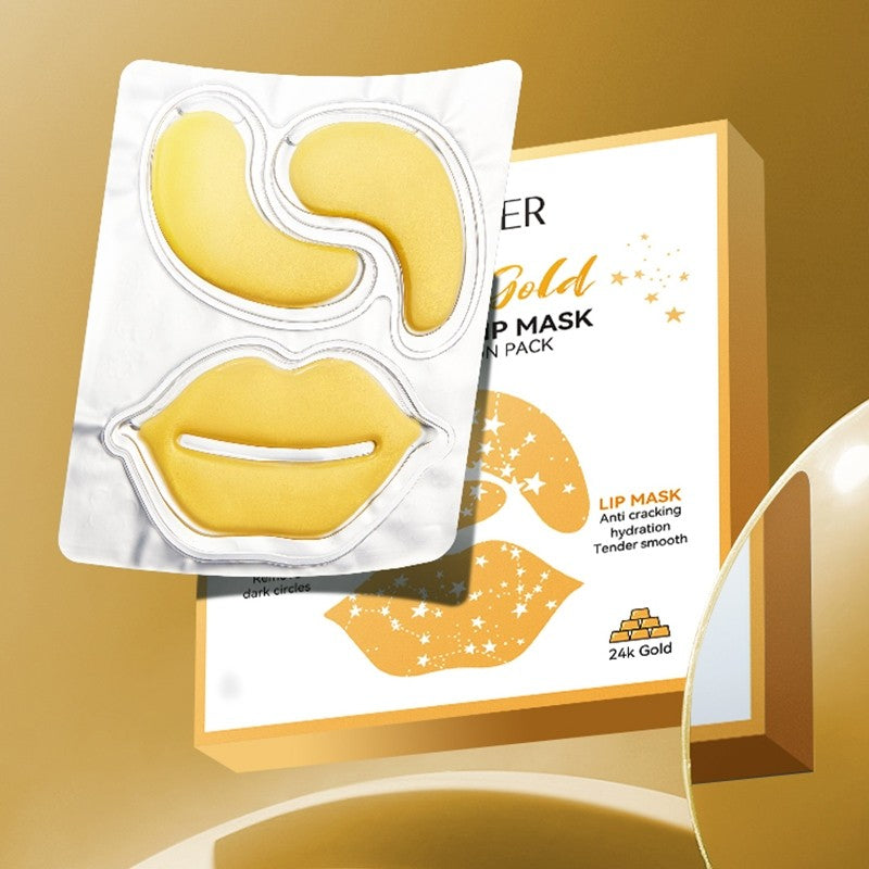 Sadoer 24k Gold Eye & Lip Mask 9g x 10pcs
