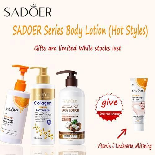 SADOER Body Milk Whitening Series