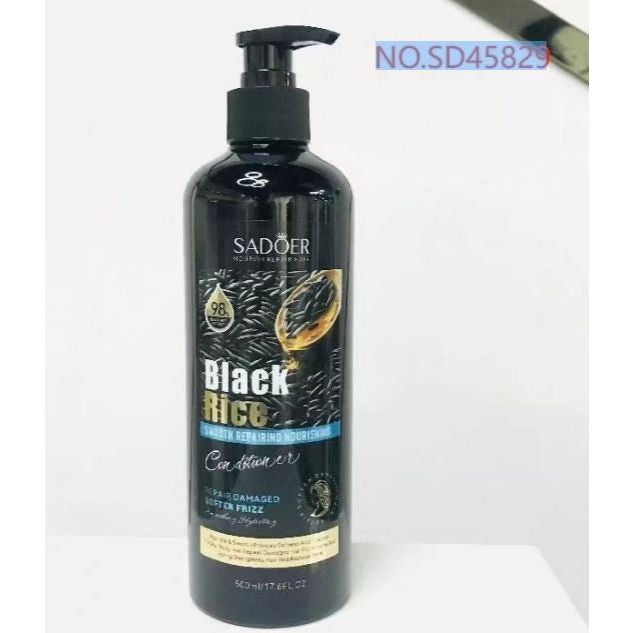SADOER Black Rice Conditioner 500ml Hair Repair & Oil Control