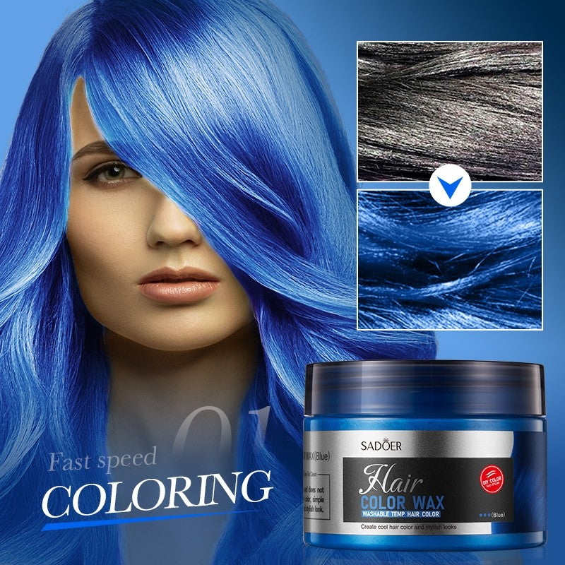 Sadoer Blue Temporary Hair Color Wax