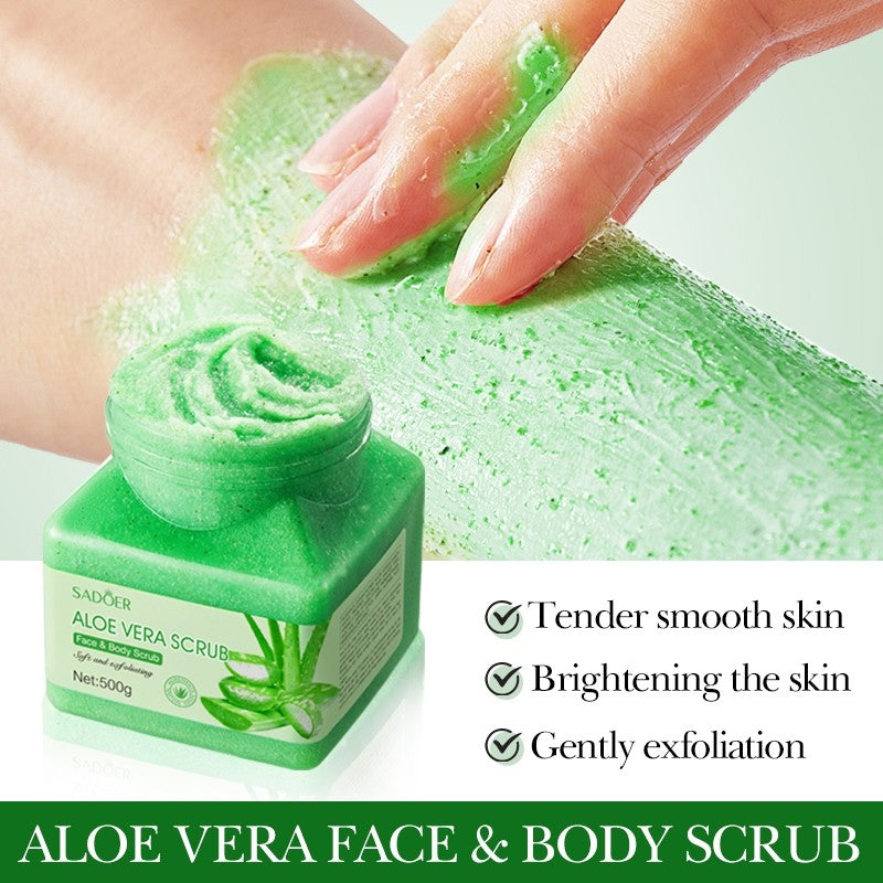 SADOER Aloe Vera Scrub 500g Soft & Moisturizing
