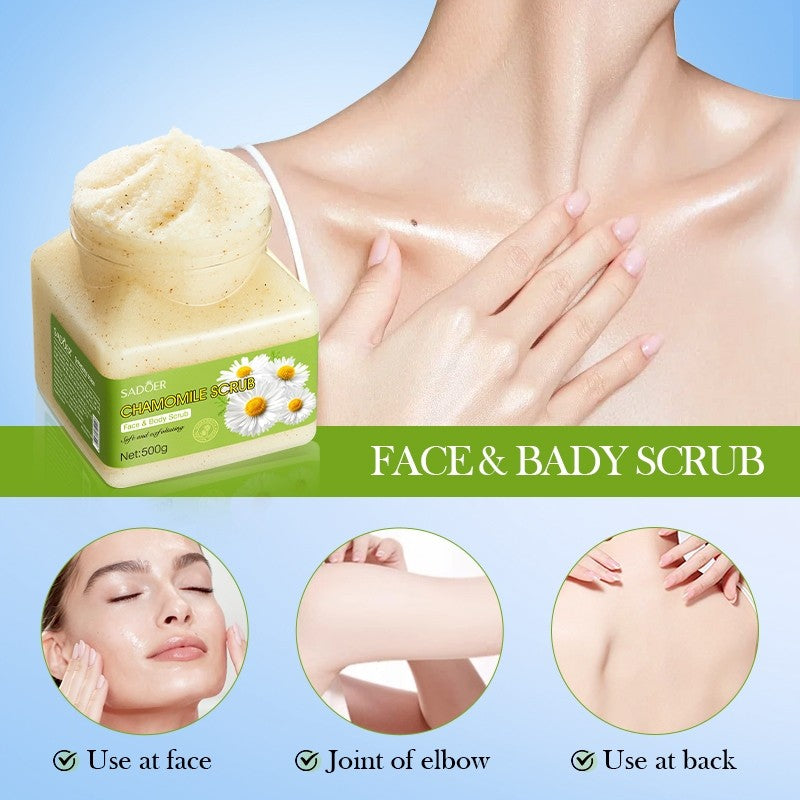 Sadoer Chamomile Scrub 500g for Soft Skin