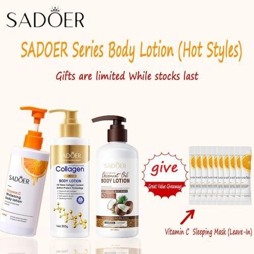 SADOER Body Milk Whitening Series