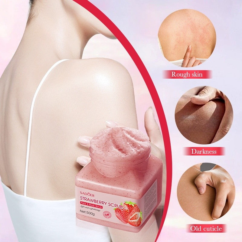 Sadoer Strawberry Scrub 500g Moisturizing