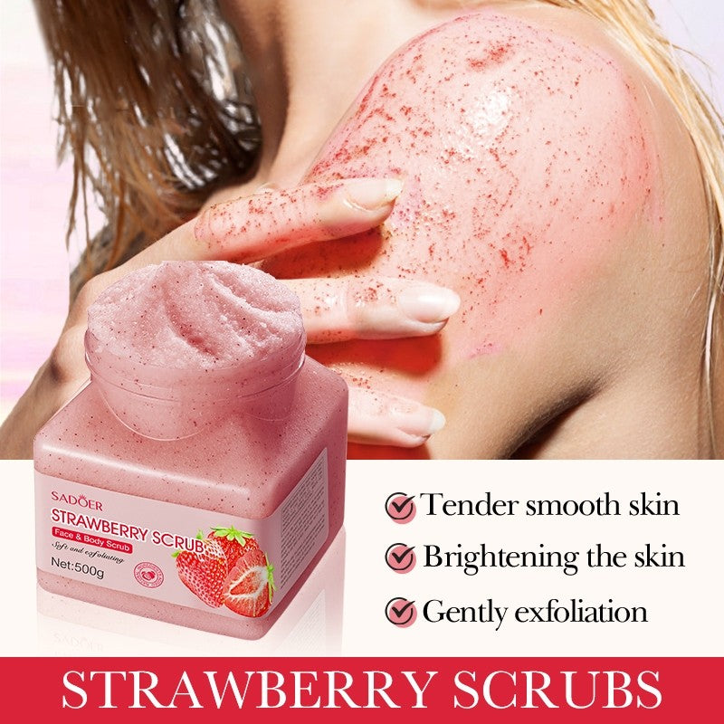 Sadoer Strawberry Scrub 500g Moisturizing