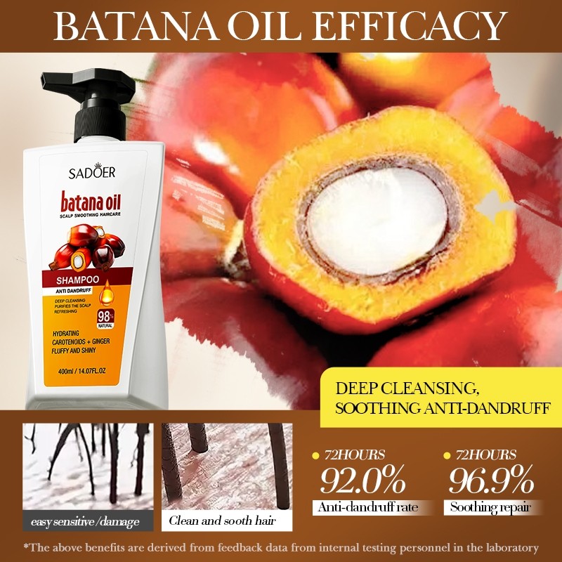 Sadoer Batana Oil Anti-Dandruff Shampoo 400ml