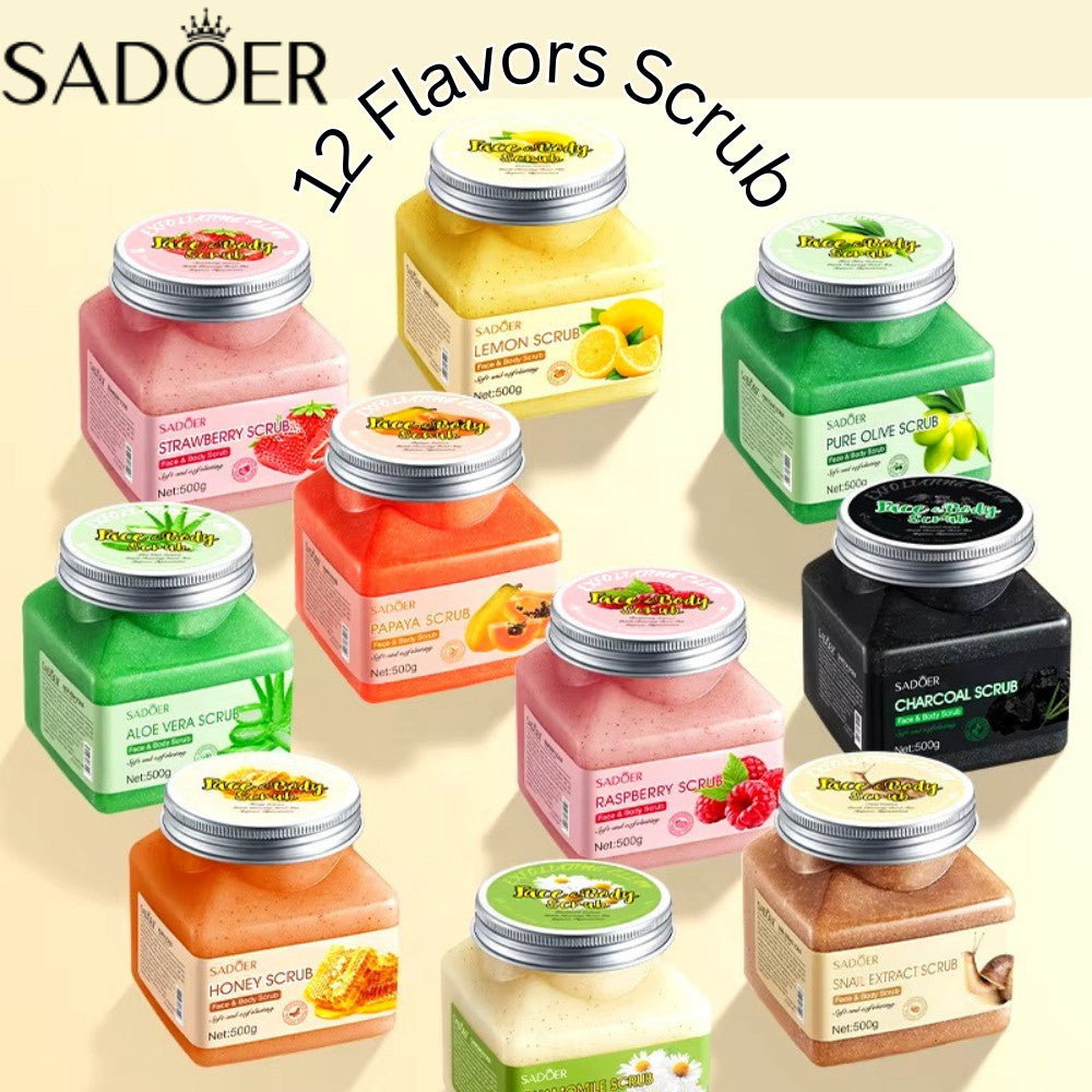 Sadoer 12 Flavor Bamboo Charcoal Scrub