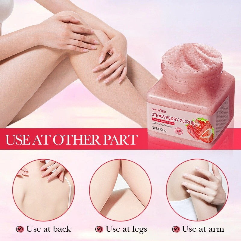 Sadoer Strawberry Scrub 500g Moisturizing