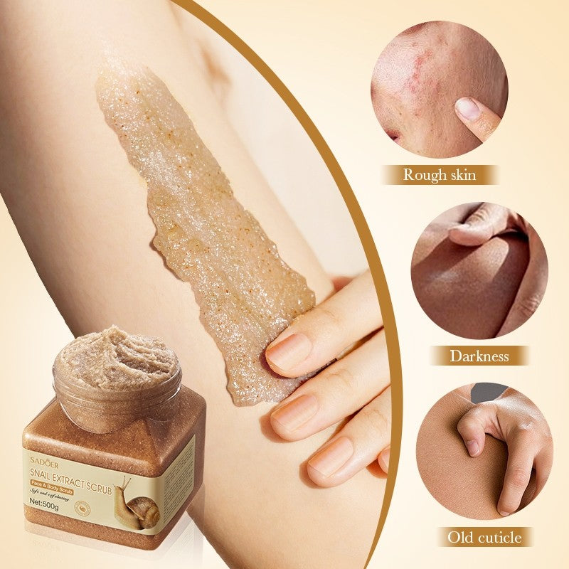 Sadoer Snail Scrub 500g Face & Body Scrub